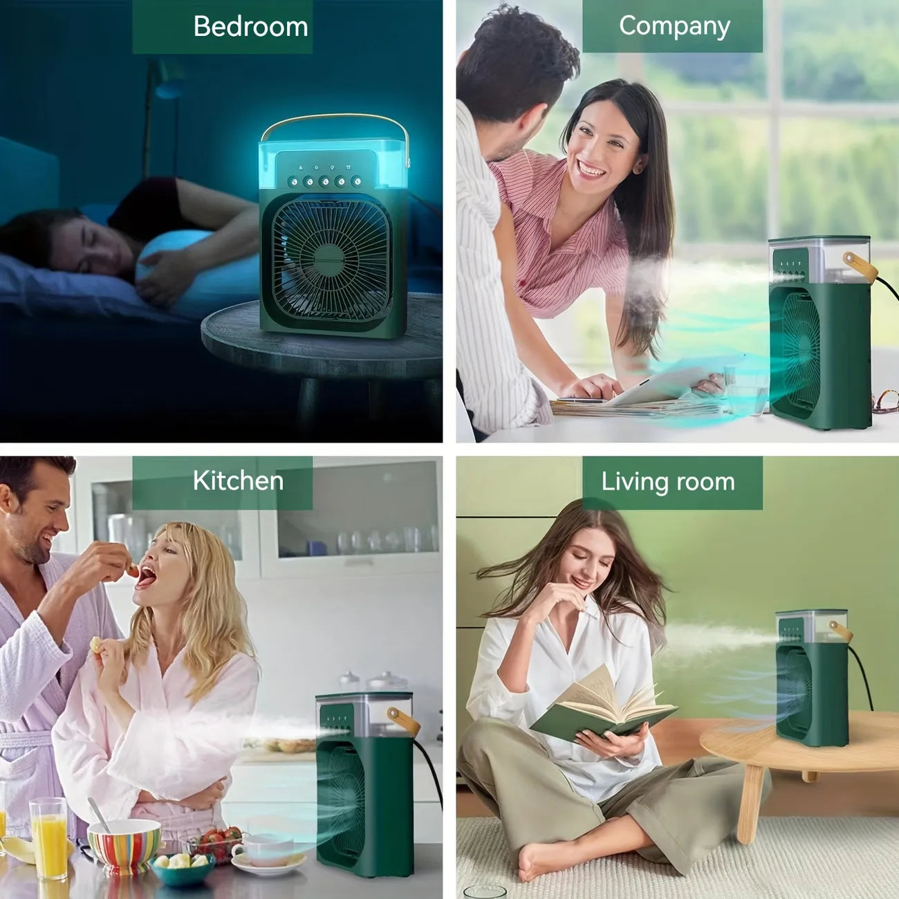 Portable Air Conditioner Fan With 3 Wind Speeds