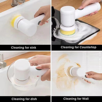 5 In 1 Multifunctional electrically driven Household Brush
