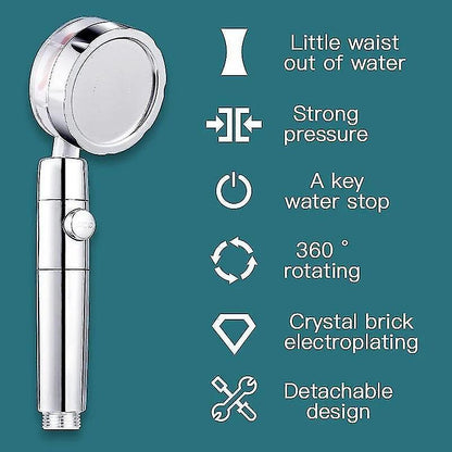 360 Degrees Rotating High Pressure Shower Heads