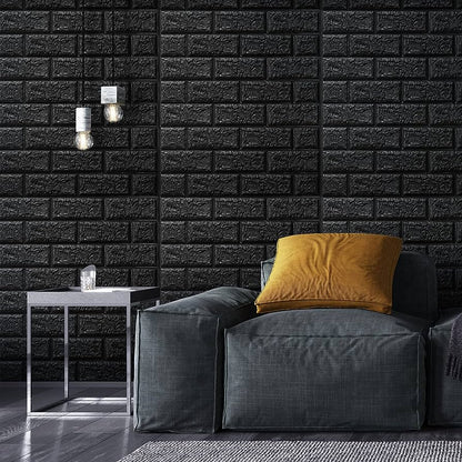 3D Brick Design Self-Adhesive Waterproof Foam Sheet