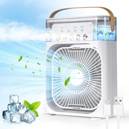 3 in 1 Mist Fan with Aroma & Night Light